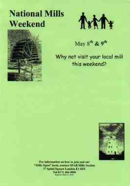 Mills Weekend Poster 1999